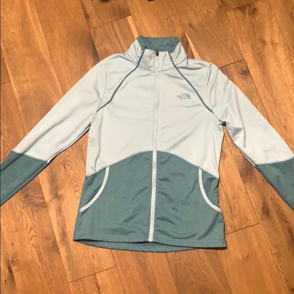 North face zip up sweatshirt